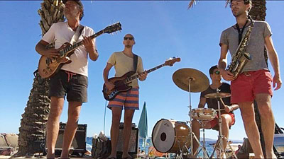 Strandmuzikanten met skills